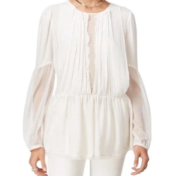 FREE PEOPLE Women’s Soul Serene Ivory Blouse size: Large - Picture 11 of 11